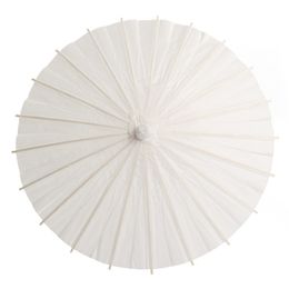 Top Celebration Decoration Bamboo Edge Craft Paper Umbrella Diy Handmade Painting Blank Paper Umbrella Ancient Chinese Style Umbrella Decorative Umbrella