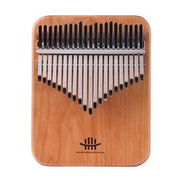 21 tone thumb piano kalimba American cherry wood high-end wood portable finger piano suitable for gifts