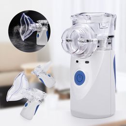 Face Massager Drop Handheld autoclean Inhale Nebulizer Mesh atomizer inhaler portable nebuliser inhalator for kids Adult nebulizador 230607