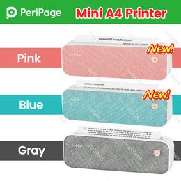 Printers PeriPage A4 Continuous Thermal Printer Wireless Printer PDF Webpage Contract Picture Printers Thermal Paper No Need Ink or Toner