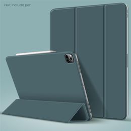 Case Tablet Stand Protection Clip For iPad Pro 12.9 Cover for Pro 11 2022 M2 Case Trifold magnet Back Case for iPad 10th. Air 5 Film