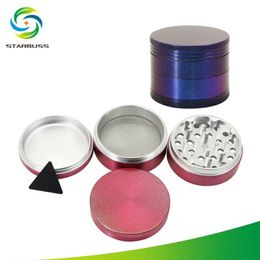 Smoking Pipes European and American new 63mm Aluminium alloy high-temperature paint smoke grinder is not contaminated with materials