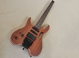 Left Hand 6 Strings headless electric guitar with floyd rose Rosewood fretboard can be customized as request