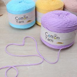 Yarn 21Colors 100g cotton crochet yarn with 16 layers high-quality soft handmade knitted thread used for sales of sweaters scarves DIY processes P230601