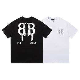 2024 Herren-T-Shirt-Design, Herren- und Damen-T-Shirts, modisches T-Shirt mit Alphabet, lässig, Sommer, kurzärmelig, Herren-T-Shirt, asiatische Größe S-XXL 01