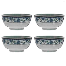 Dinnerware Sets 4pcs Kitchen Baking Bowls Melamine Cereal Serving Bowl Salad