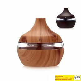 Factory Price Air humidifier usb aroma diffuser mini wood grain ultrasonic atomizer aromatherapy essential oil diffusers for home