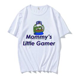 Men's T-Shirts Mommy S Little Gamer Shirt Men's T Shirt Novelty Tee Shirt Short Sleeve O Neck Oversized T-Shirts 100% Cotton Clothing J230602