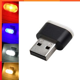 New Mini USB LED 5V Car Light Auto Interior Atmosphere Light Decorative Lamp Modelling Ambient Colourful Light 5 Kinds of Colours