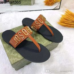 Designer Womens Flip Flops Slippers Hardware English Decorative Herringbone Slides 2023 Fashion Women Sandals Summer Flat Shoes4