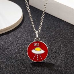 designer Jewellery bracelet necklace ring high quality interlocking enamel glue dropping solar system Sterling Personalised spacecraft Pendant