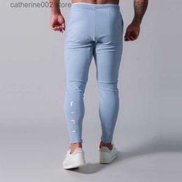 Men's Pants 2022 New Autumn Men's Gym Muscle Fitness Sweatpants Sports Style Casual Cotton Tight Pants Men's Exercise Fashion Men's Clothing T230602