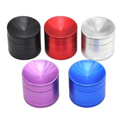 Smoking Pipes New type of 50mm diameter 4-layer Aluminium alloy metal smoke grinder