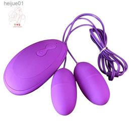 Massager Rechargeable Usb Jumping Egg Double Shock Sex Adult Products Jugetes Sexual Vibrator Toy Sex L230518