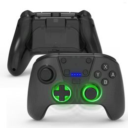 Game Controllers For Switch NS OLED PC Steam Deck JYS-NS227 Wireless Controller BT Gamepad With Colourful Lights Joystick