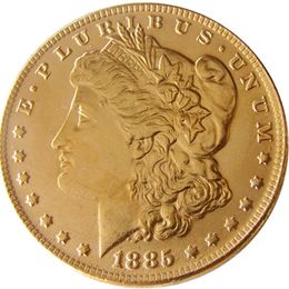 Morgan Dollar 1885-CC Gold Plated Coin Copy