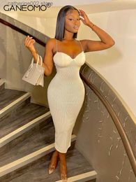 Party Dresses 2023 Summer Sexy Prom Bodycon Midi Dress for Women Elegant Evening Party White Gala Night Ladies Backless Slip Long Dresses T230602