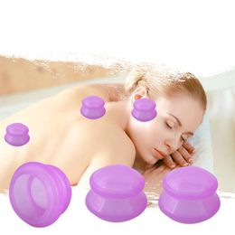 Massager 3Pcs/Set Silicone Cupping Device Strong Suction Vacuum Massage Cupping Therapy Anti Cellulite Cans Body Massager Slimming Tools
