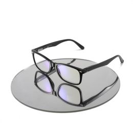 Sunglasses WENLCCK 2023 European And American Personalized Cat Eye Anti Blue Light Flat Mirror Women's Multi Color Mosaic INS