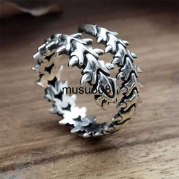 Band Rings Fashion Vintage Punk Centipede Couple Ring For Women Man Unique Artistry Hyperbole Unisex Gothic Goth Biker Jewellery Gift J230602