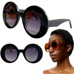 Designer Womens Oval Sunglasses LW40089 Acetate Fibre Frame Sunglasses Beach Vacation Glasses Lunettes de Soleil