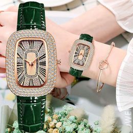 Wristwatches Fashion Diamond Women's Quartz Watch Wear Jewellery Bracelet Hand Clock Female Girl Student Trend Outdoors Wristwatch