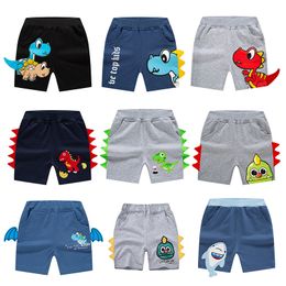 Overalls Summer 28 Years Children Boys Shorts Cartoon Dinosaur Embroidery Baby Sports Kids Toddler Little Boy Clothes 230601