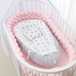Bed Rails Portable Baby Sleeping Nest born Crib Travel Playpen Cot Infant Toddler Cradle Mattress Pography Props Juego De Cuna 230601