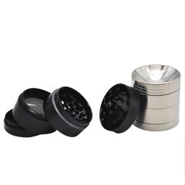 Smoking Pipes Four layer zinc alloy concave smoke grinder with a diameter of 40MM grinder