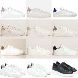 luxury Pure star Sneakers Brand PURESTAR Shoe Designer Women shoe glitter gold silver tail Sequin White leather Customized Shoes