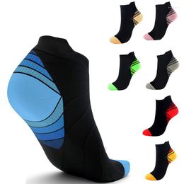 Sports Socks Compression For Women & Men Breathable Sport Athletic Low Cut Ankle Sock Fitness Running Cycling Travel