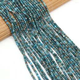 Beads Natural Stone Semi-precious Round Faceted Apatite Loose Beaded For Jewellery Making DIY Bracelet Necklace Accessories
