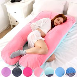 Maternity Pillows 116x65cm Pregnant Type Lumbar Pillow Cover Multi Function Side Protect Cushion for Pregnancy Women