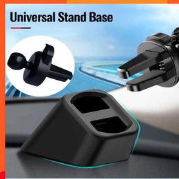 New Universal Car Phone Bracke Base Dashboard Mount Car Mobile Phone Holder Bracket Air Outlet Clip GPS Navigation Stand Accessorie