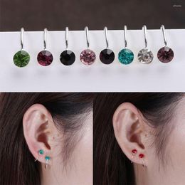 Backs Earrings No Pierced Jewellery Women Men Clip On Zircon Ear Cuff Non Piercing Tragus