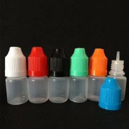 Quality LDPE Empty Eliquid Bottle 5ml 10ml 15ml 20ml 30ml Child Proof Bottle Long and Thin Tip Tamper Caps Electronic Cigarette In Stock Free FedEx