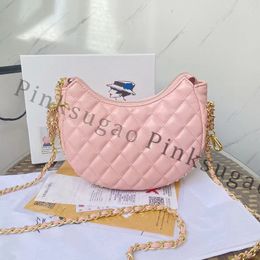 Pink sugao women shoulder chain bag crossbody bag handbags luxury top quality genuine leather purse fashion designer shopping bag xcs-230601-58
