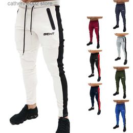 Men's Pants Men Sports Running Pants Solid Colour Football Soccer pant Training sport Pants Elasticity Men jogging Bodybuilding Trousers T230602