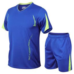 Men's Tracksuits 2 PcsSet Men's Tracksuit Gym Sport Fitness Jogging Men Suit Clothes Running Workout Sport Wear tennis Track and field Sets 230601