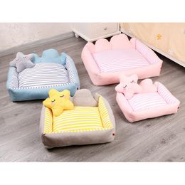 Pens Four Seasons Dog Bed for Small Large Dogs Cloud Pillow Washable Dog Cushion Cat Nest Soft Puppy Mat Sofa Dog Basket Pet Supplies