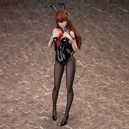 Anime Steins Gate Figure Makise Kurisu Bunny Girl Makise Kurisu Action Figure Sexy Girls Black Silk Stockings Model Doll Toys L230522