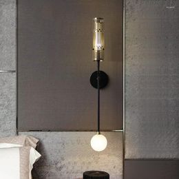 Wall Lamps Modern Iron Lamp LED Sconces Living Room Aisle Bedside Bedroom Bathroom Home Decor Sconce Lighting Fixtures