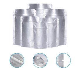 Thick Stand up Aluminium Foil Zip Lock Bag Resealable Food Moisture Coffee Beans Tea Nuts Gifts Zipper Storage Pouches