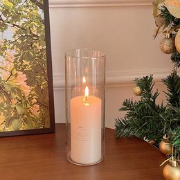 Candle Holders Glass Holder For Home Decor Rustic Cute Decorative Vase Terrariums Plants Flower