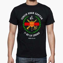 Men's T-Shirts "Tercio Gran Capitan 1 De La Legion" Spanish Foreign Legion T-Shirt. Summer Cotton O-Neck Short Sleeve Mens T Shirt New S-3XL J230602