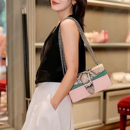 Designer Shoulder Bag Ostrich Handbag Fashion Crossbody Bags Women Cross Body Serpentine Leather Pochette Lady Pochettes High-quality Wallet Purse