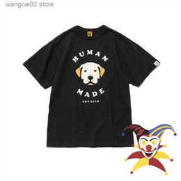 Men's T-Shirts 2023ss Cartoon Dog Print Human Made T-shirts Men Women 1 1 Best Quality T Shirt Tees T230602