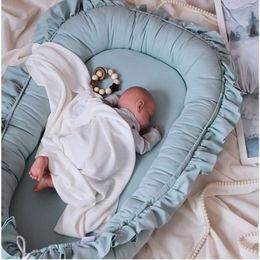Bed Rails Baby Crib nest 60x95cm Lounger born Sleeping Portable Snuggle Infant Nest Boys Girls 230601