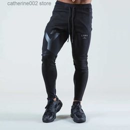 Men's Pants 2022 Gym Fitness Trousers Men's Autumn And Winter New Breathable Sports Wind Casual Fashion Pants Men's Waist Belt Sports Pants T230602