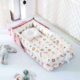 Bed Rails Sleeper Baby Nest for born and Toddlers 85x45cm Portable Foldable Crib Travel 230601